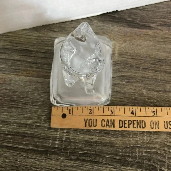 Vtg Cristal D’Arques Crystal  Cat Figurine - Picture 8 of 9